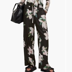 AIISaints Tyler Alessandra Floral Drawstring Pants Size Small EUC
